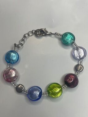 Antica Murrina Venezia Multi Color Stone  Bracelet-9”